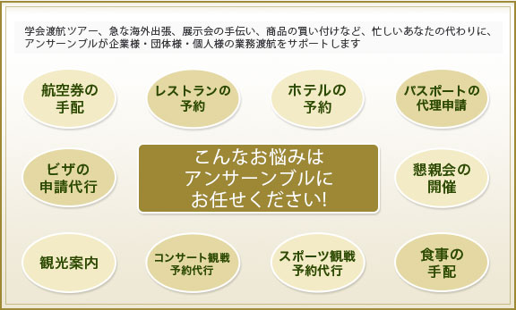 こんな悩みはアンサーンブルにお任せください